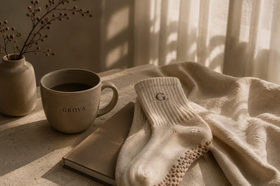 GROVA mug lifestyle